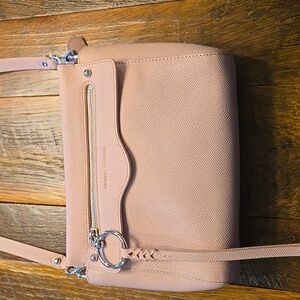 Rebecca Minkoff "Gabby" Blush Pink Leather Crossbody Bag, NWOT